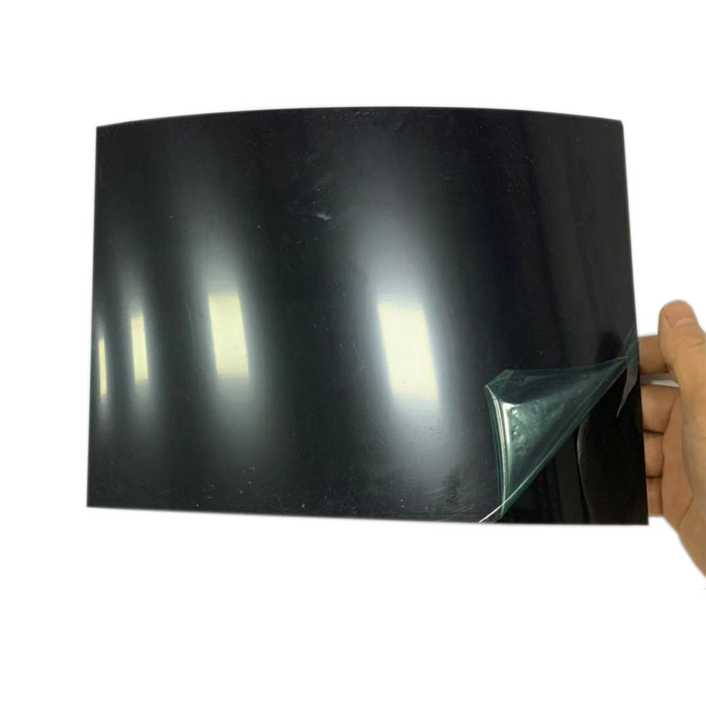 地博黑色无卤环保阻燃防火PC薄膜9842B 9832B 9821B